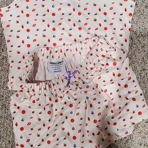 Happy Camper Fruit Print Pajama Set